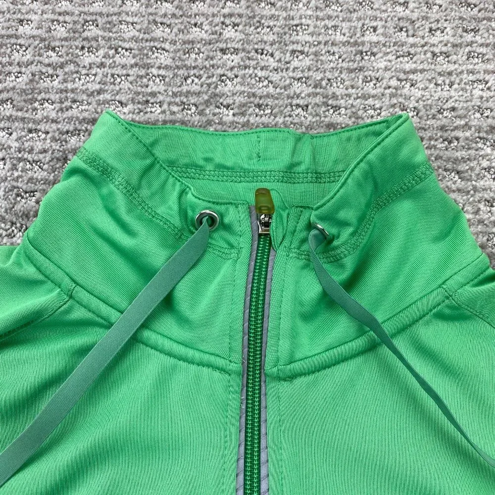 Champion Sweater Women Large L Green Full Zip Running Jogging Sports Activewear - Picture 2 of 15